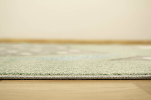 Dywan Dziecięcy Lima 1316C l.grey/green Szary Oliwkowy Króliczek