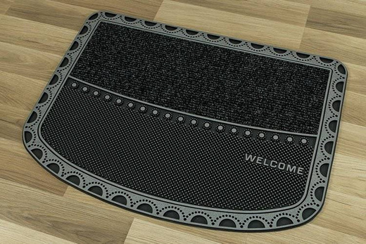 Wycieraczka arches silver