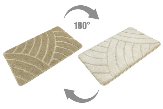 Dywanik Łazienkowy Antypoślizgowy Sash Beż Pasy