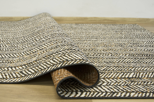 Dywan Sznurkowy Syrena 19669/469 Jodełka Krem Antracyt Brąz