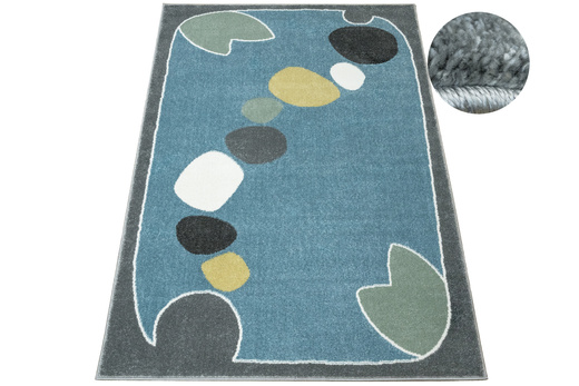 Dywan Dziecięcy Lima M043A l.blue/l.grey Niebieski Szary Jeziorko