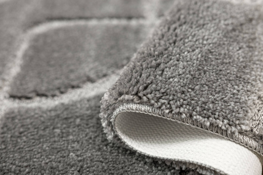 Dywanik Łazienkowy Antypoślizgowy Ivona Szary Linie