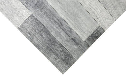 Wykładzina PCV Plaza Holm Oak 999M Szare Deski szerokość 1 m