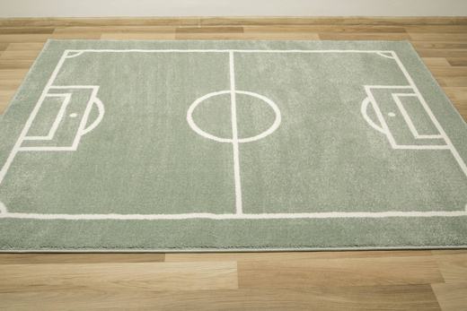 Dywan Dziecięcy Lima 6333B green/cream Boisko Zielona Oliwka Krem