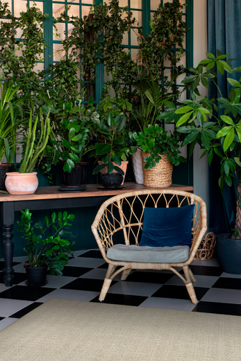 Dywan Sznurkowy Ella ST033A cream/cream Beż Krem Jodełka Outdoor