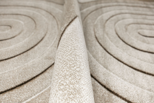 Dywan Agent 40438/870 brown/beig Krem Beż Brąz Półkola