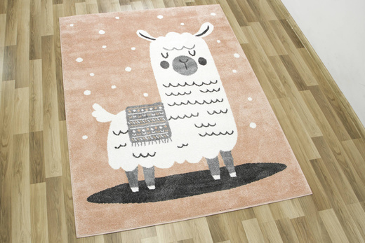 Dywan Dziecięcy Lima 9486A rose/cream Róż Krem Lama