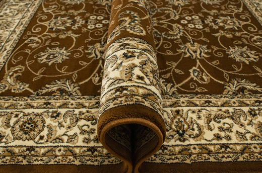 Dywan Super Rose 2338A brown/cream Ornament Brąz Beż Krem