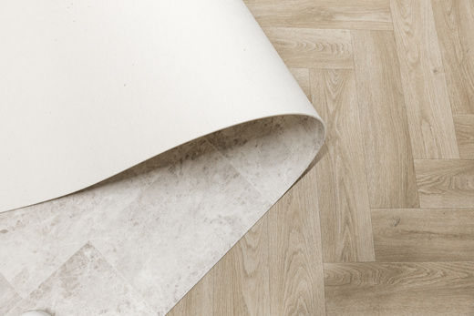 Wykładzina PCV Supertex Balmani 582 Szarobeżowe Płytki Marmur szerokość 1 m