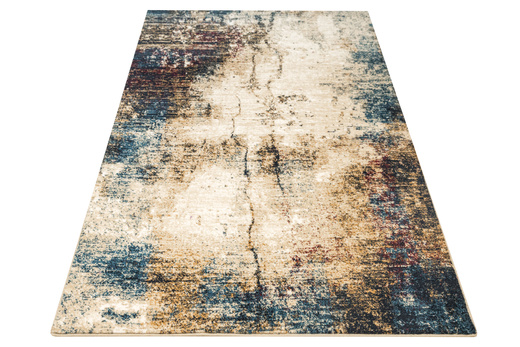 Wełniany Dywan Agnella Isfahan Grado Jasny Beż Abstrakcja