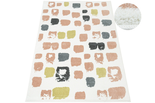 Dywan Dziecięcy Lima M038A cream/rose Krem Róż Szary