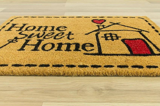 Antypoślizgowa Wycieraczka Kokos Tucan 2 Home Sweet Home