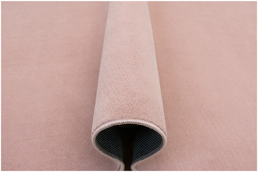 Dywan Plush Rosa Antypoślizgowy Pudrowy Róż Rabbit