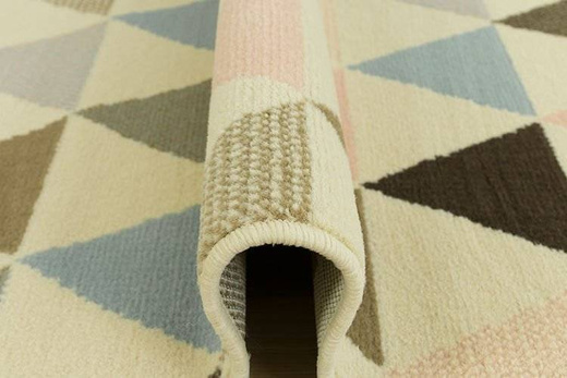 Dywan LUNA 503525/85833 ivory romby kolorowe