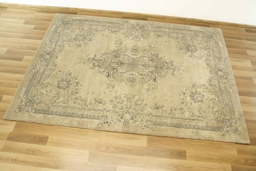 Wełniany Dywan Ornamentowy Agnus Sanio Krem