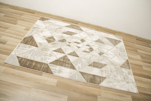 Dywan Garda P563B Beż Brąz Szary Romby