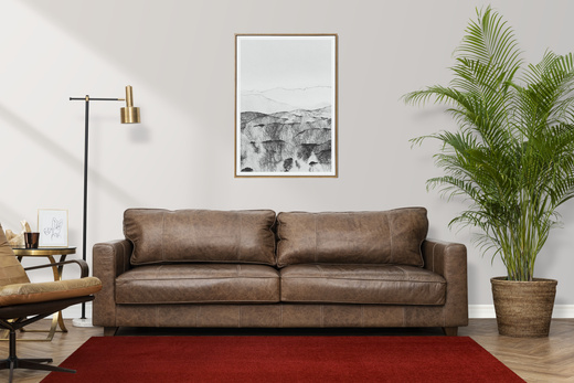 Dywan Ultimate-Twist 20 Czerwony na jucie