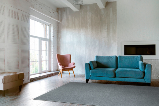 Wykładzina Brighton 275 Szary na filcu szerokość 5 m