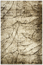 Dywan Lapiso 400 cream/brown Brąz Beż Liście