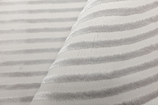 Dywan Selena GS007G Grey/Grey Szary Krem Paski Ksztalt