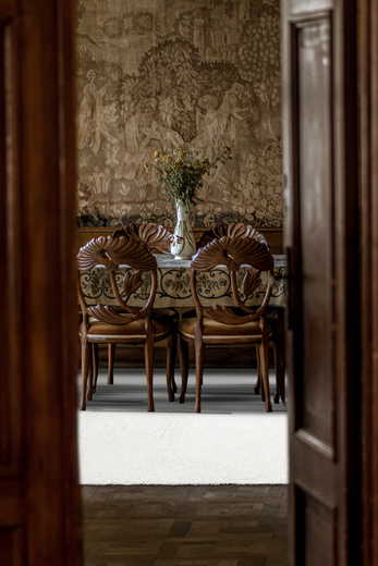 Dywan Shaggy Dreamland 60 Krem na filcu