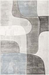 Dywan Kandy N381A l.grey/blue Szary Niebieski Fryz