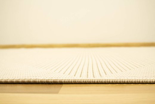 Dywan Dwustronny Sznurkowy Brussels 205697/10610 Linen Beż Krem Romb Linie Outdoor