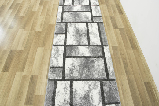 Chodnik Lima 9553A cr/l.g Szary Kremowy szerokość 80 cm