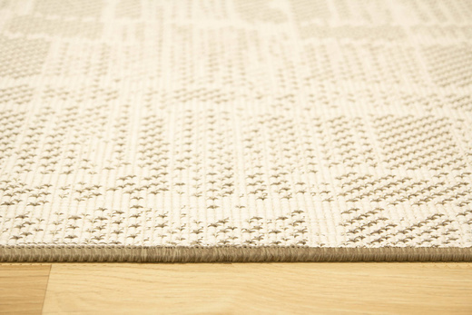 Dwustronny Sznurkowy Chodnik Brussels 205467/10210 Coffee Krem Beż szerokość 80 cm