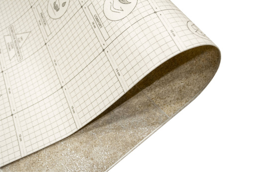 Wykładzina PCV Olympic Capri 2 Płytki Beż szerokość 3 m