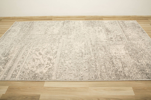 Wełniany Dywan Isfahan-M Korist Popielaty Ornament Vintage