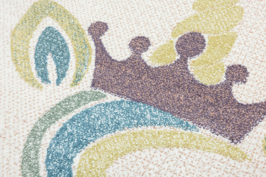 Okrągły Dywan Lima B070A cream/rose Jednorożec Krem