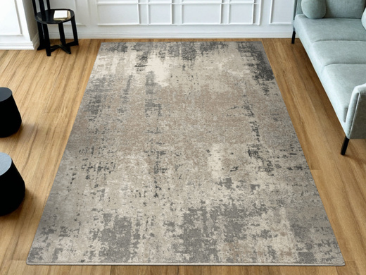 Wełniany Dywan Agnella Isfahan Leno Siwy Beton