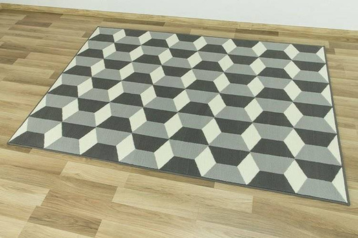 Dywan LUNA 503757/89911 cubes grey