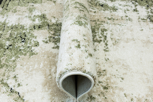 Dywan Bosa K437A cream/green Kremowy Zielony Abstrakcja