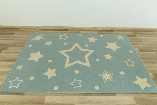 Dywan KIDS 533743/85855 gwiazdki niebieskie