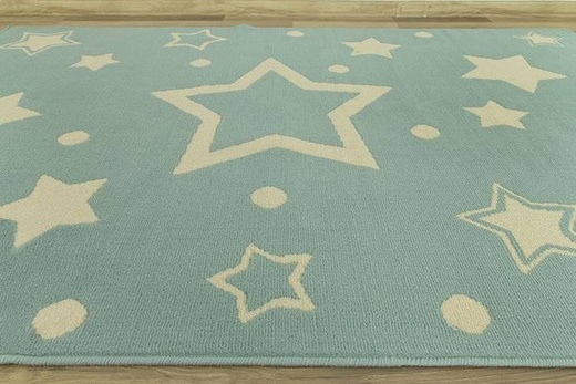 Dywan KIDS 533743/85855 gwiazdki niebieskie