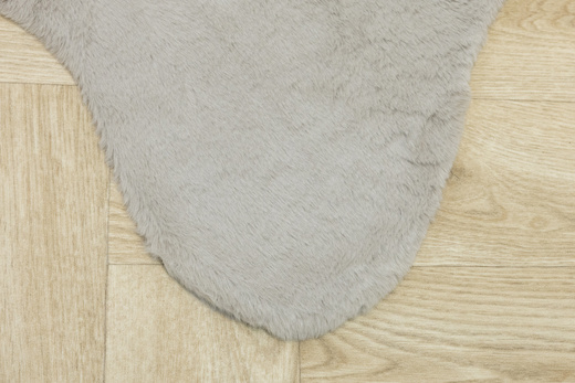 Sztuczna Skóra 50779 Dywanik Beż Kształt Rabbit