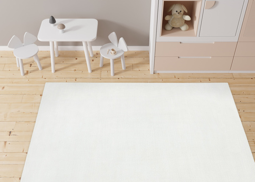 Dywan Plush Cream Antypoślizgowy Krem Rabbit