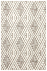 Dywan Angola F914A antracite/l.grey Antracyt Szary Romby Zygzaki Boho