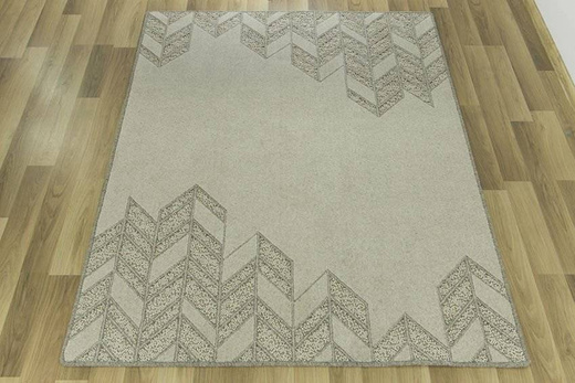 Dywan Agnella Noble Credo Jasny Szary Jodełka