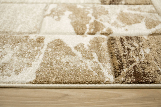 Dywan Amelia B171A cream/beige Beżowy Brązowy Kwadraty