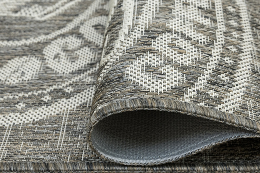 Antypoślizgowy Dywan FLEX 1907/P91 Brąz Szary Coffee