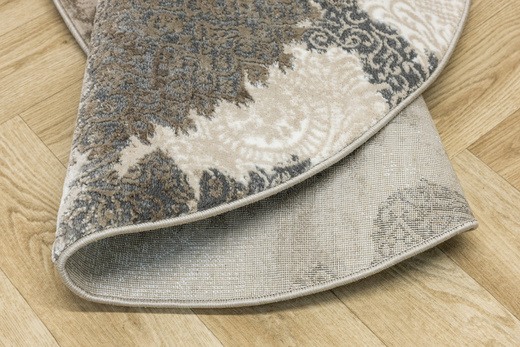 Okrągły Dywan Galya GAK11C grey/brown Beż Szary Boutique