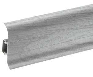 Listwa przypodłogowa Premium Cezar 2,5 m 78 dąb jasny szary mat