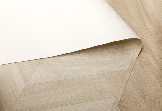 Wykładzina PCV Ultimate Cornelia 556 Jodełka Beż Krem szerokość 4 m