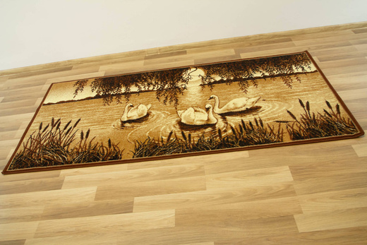 Makata Dywan łabędzie beż