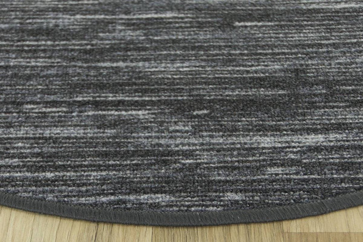 Antypoślizgowy okrągły dywan adagio 29 ciemny szary