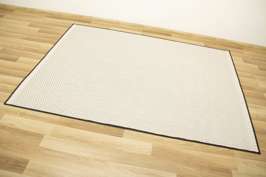 Dywan Dwustronny Sznurkowy Brussels 205668/10110 Night Antracyt Krem Romby Kratka Outdoor