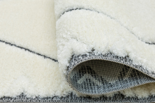 Dywan Shaggy Lula Soft IM09A L.Gr/Bon Krem Szary Zygzaki